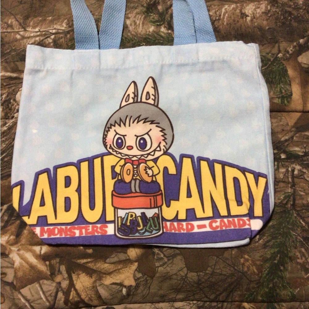 Labubu Candy Kids Tote Bag - Blue